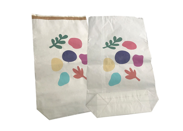 Milk Powder Multiwall Kraft Paper Bags Square Bottom Food Grade White Brown