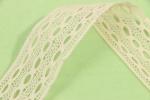 33mm Cotton Crochet Lace Trim , OEM Vintage Crochet Edging For Multiusage