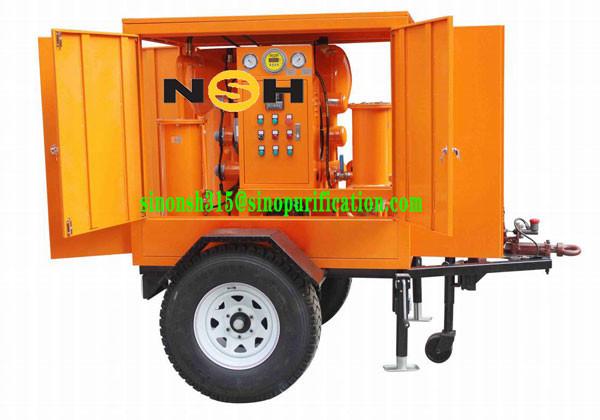 Vacuum Oil Purifier Lube Oil Purifier System For Filtering Dehydration Lubricant
