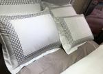Embroidered Cotton Duvet Covers , Pretty White Duvet Covers And Shams