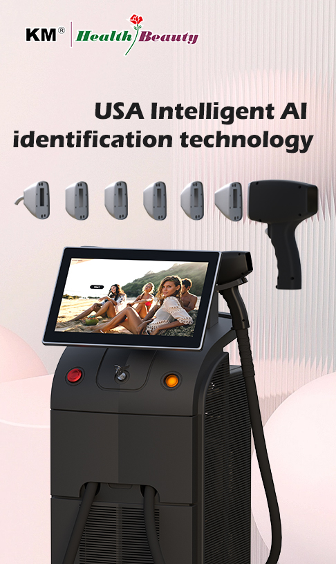 Professional Diode Laser Hair Removal Beauty Equipment with 808nm Laser and Q-Switch
