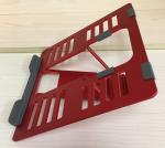 Red SGS 4mm Lightweight Portable Metal Laptop Stand Ipad Reading Stand