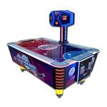 Theme Park Air Hockey Arcade Machine With Metal / Wood / Plastic Material