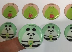 Wholesale Custom printing self adhesive round epoxy dome resin gel sticker from china suppliers