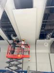 Non-combustible R400 Radium Curved Metal Woodgrain Powder Coating Perforated