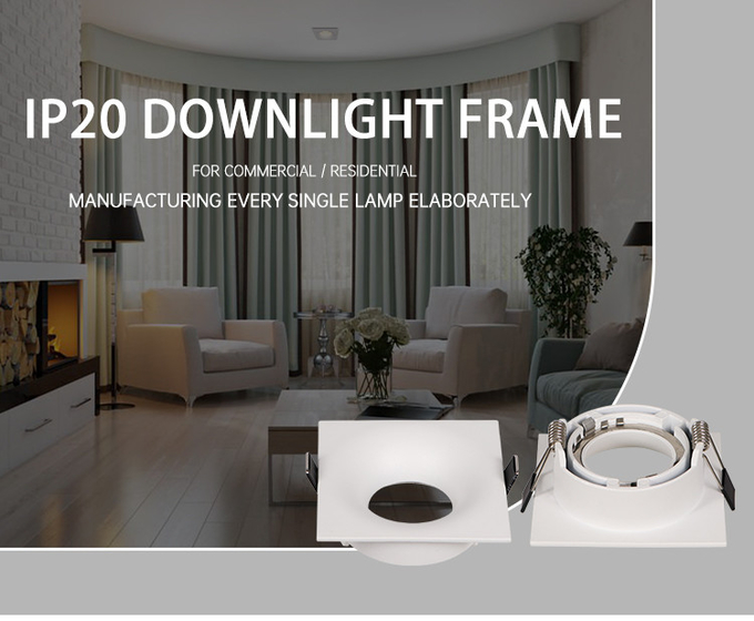 MR16 Recessed Spotlight Ø75mm Deep Anti-glare For Commercial