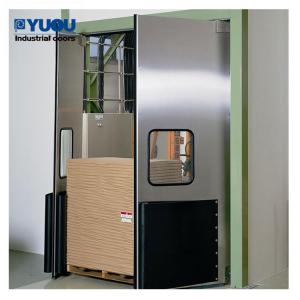 Wholesale Anti Collision Metal Swinging Traffic Door SUS304 Stainless Steel 40mm Thickness from china suppliers