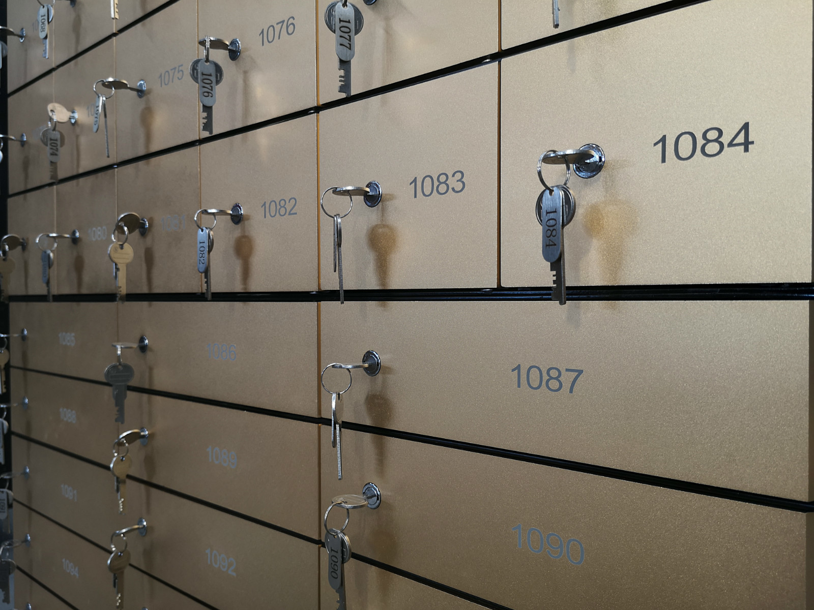 Customized Logo UL Certified Depth 600mm Vault Safe Box With Keys