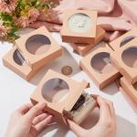 Folding Hollow-Carved Design Kraft Paper Gift Box With Your Own Logo Easy to