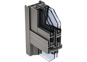 Wholesale Powder Coated Aluminium Window Profiles Black Color ISO Certification from china suppliers