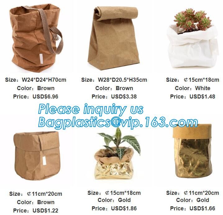 Cheap Lightweight Cheap Brown Custom Made Print Logo Water-proof Tyvek Paper Tote Shopping Bageco reusable promotion gif