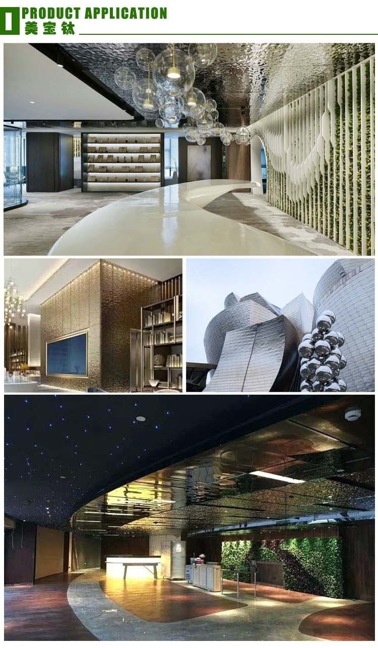 Customized Pattern Embossed Stainless Steel Wall Panels Near Me
