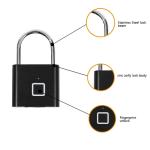 Keyless Biometric Smart Fingerprint Padlock Zinc Alloy Mini Fingerprint Lock