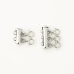 925 Sterling Silver Jewelry Newest 18K Gold Plated Layered Necklace charms