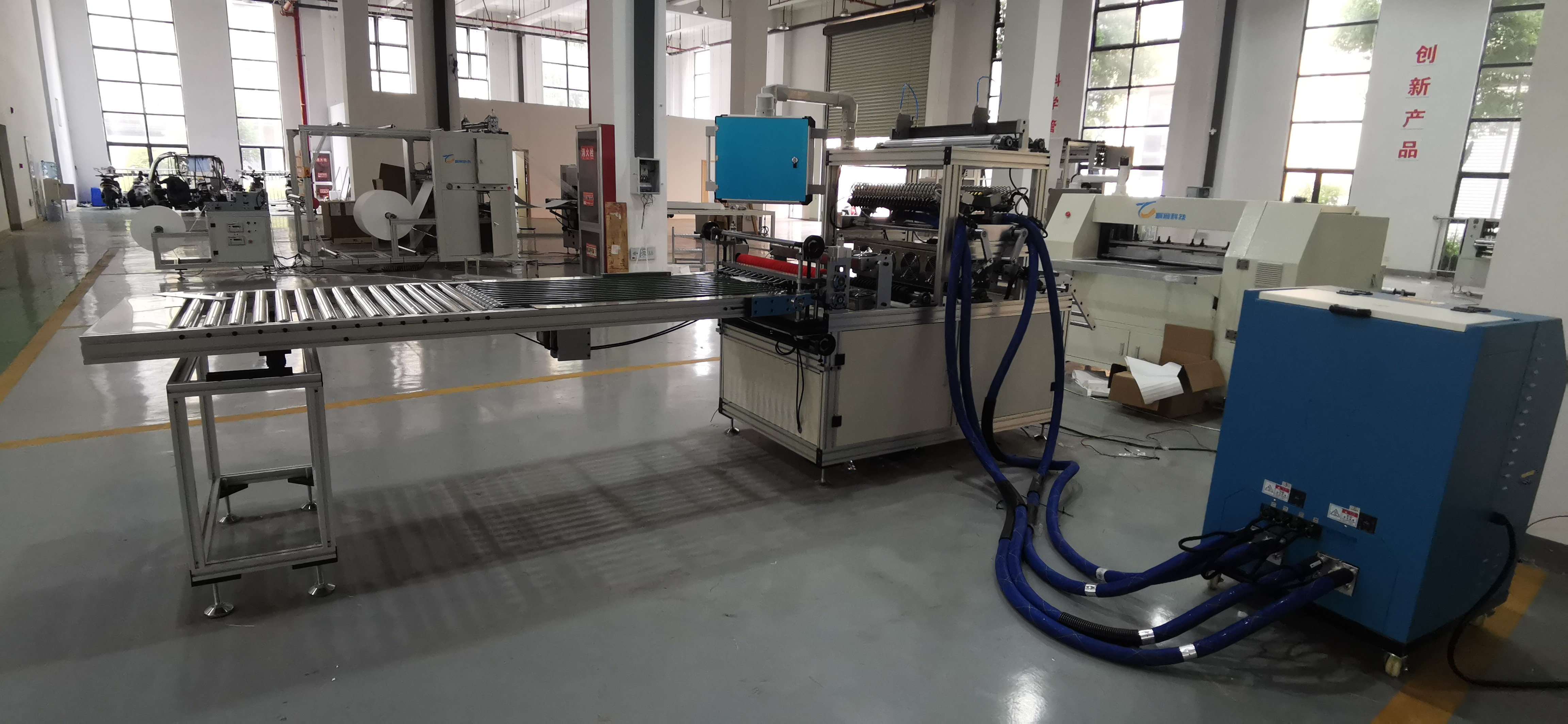 50Hz Filter Production Equipment High Temperature Resistant Filter Making Machine