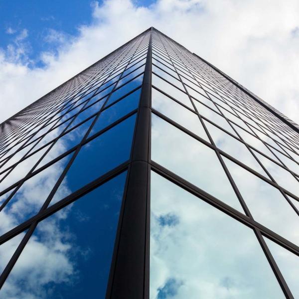 6mm Qingdao Reflective Double Glaze Insulated Glass Panel for Curtain Wall Windows