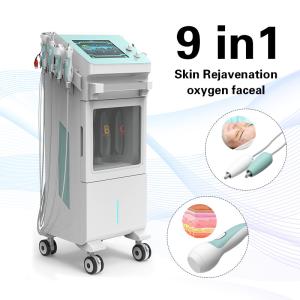 Wholesale Dermabrasion 9 In 1 Hydra Beauty Facial Machine Cleaning Aqua Peeling Ultrasound Hydra Machine from china suppliers