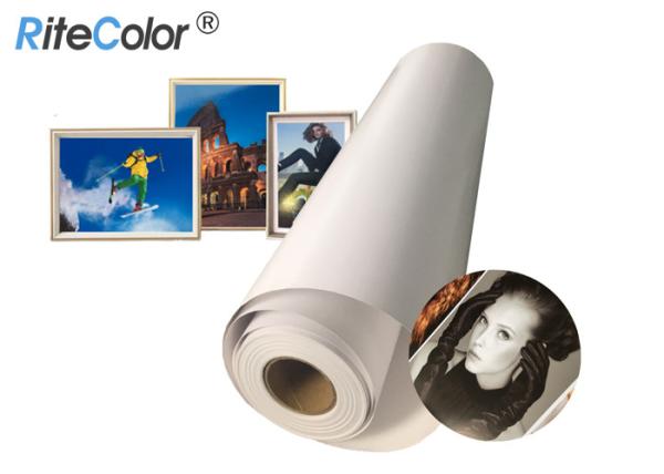 190gsm Glossy Luster Resin Coated Photo Paper 2 Inch / 3 Inch Core For Canon