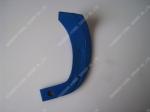 0.5Kg-0.6Kg 581 681 Rotary Tiller Blades For Tractor Double Hole Blue Colorful