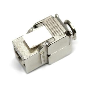 Wholesale Zinc Alloy RJ45 8P8C Shielded Toolless Cat6A / Cat6 Keystone Jack STP from china suppliers