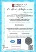 Dongguan Honshi Electronics Co., Ltd. Certifications