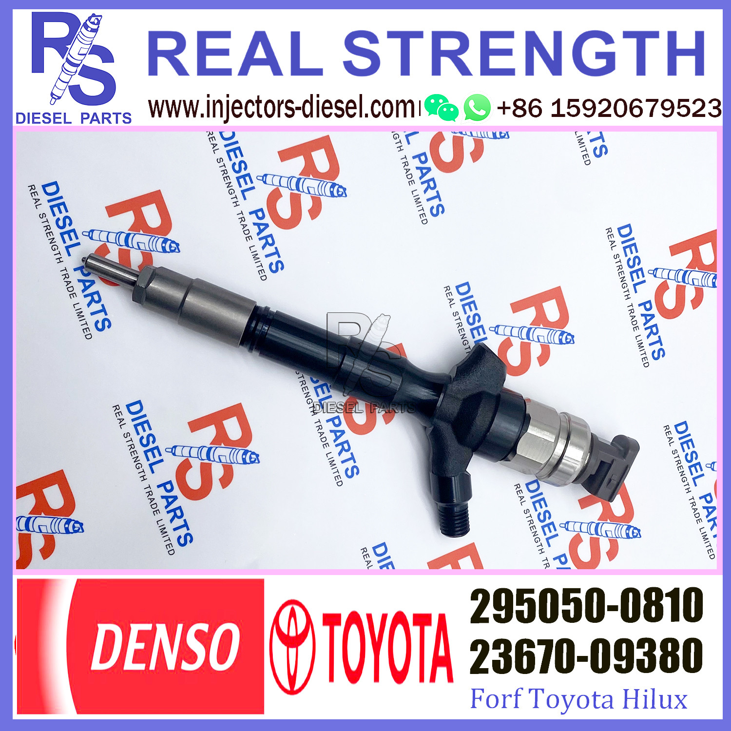 Common Rail Fuel Injector 095000-0810 095000-0812 23910-1231 For HINO K13C