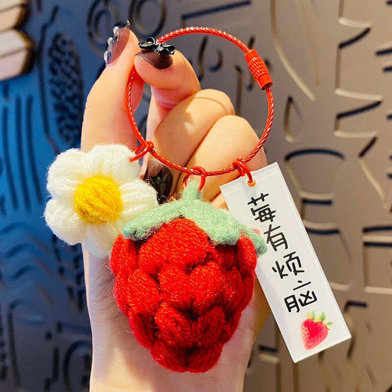 Cute Pom Pom Tassel Boho Purse Charms For Handbags Backpack Keyring Keychain Waist Chain For Women