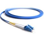 Blue Armored Fiber Optic Patch Cord LC/UPC To LC/UPC SM 2.0mm 10Mtrs LSZH