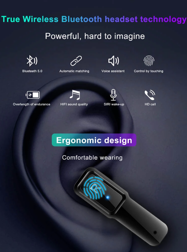 TWS Sport Smart Bracelet 2 In 1 TWS MP3 Ble Band With Earbuds Wristband Health Monitoring