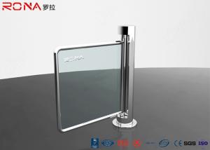 Wholesale Supermarket Entry Swing Gate Turnstile Dual Mechanical Metal Round Pillar Single Pole from china suppliers