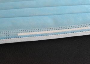 Wholesale Fiberglass Free 3 Ply Face Mask , Non Woven Disposable Mask Skin Friendly from china suppliers