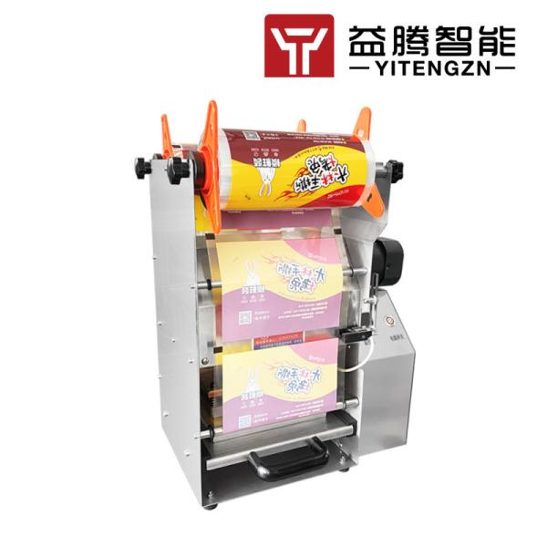800W Food Tray Sealer Machine Table Top Tray Sealer Semi automatic Type Nitrogen
