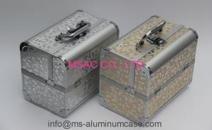 Wholesale Portable Aluminum Cosmetic Train Case , Light Weight Aluminium Makeup Box from china suppliers