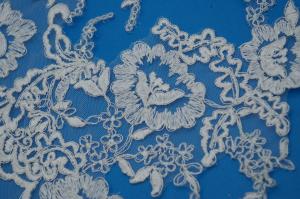 Wholesale Embroidery Wedding Lace Trimming Gold Wire Lace Border H27cm*L20cm Repeat from china suppliers