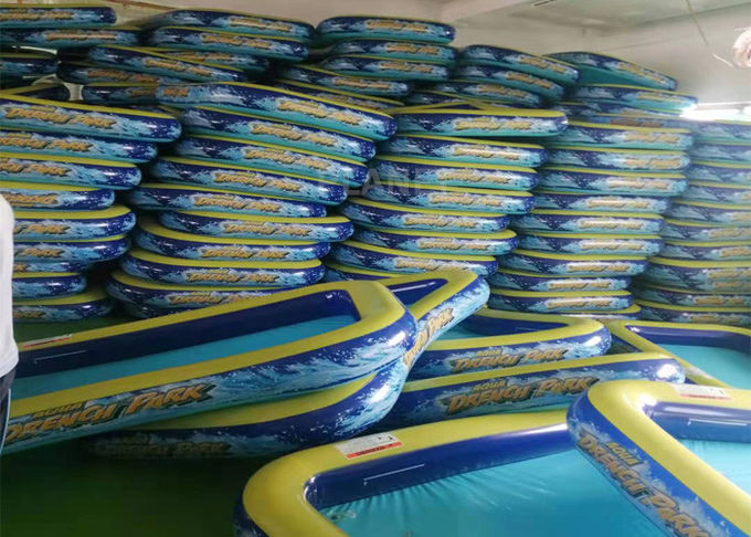 Children Square Shape Blue PVC Inflatable Swimming Pools