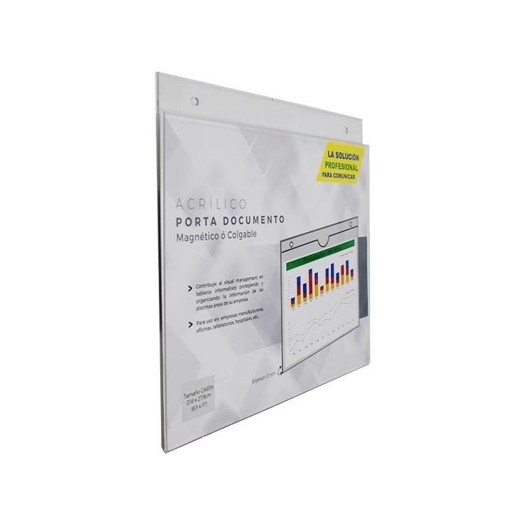 UCI Magnetic Document Holder Transparent Acrylic File Folder MAFH02