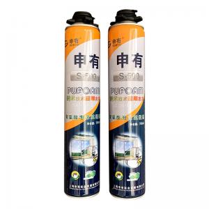 Wholesale Heat Resistant 750ML One Component Hardener Pu Foam Spray Adhesive from china suppliers