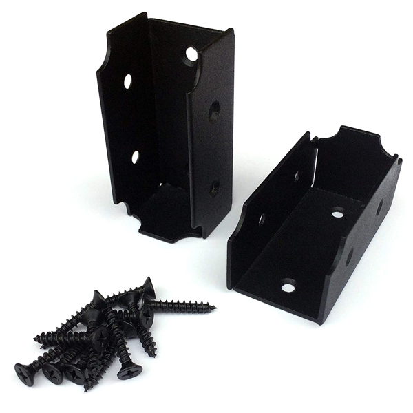 Nonstandard Saddle Shape 2x4 Top Rail Support Fence Bracket for Powder Coated Finish