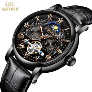 Wholesale KINYUED 2019 Creative Automatic Men Watches Luxury Brand Moon Phase Mens Mechanical Watch from china suppliers