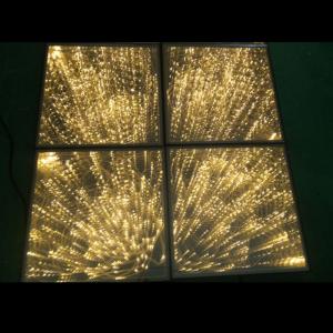 Wholesale Wonderful LED Light Dance Floor , Tempered Glass 3D Spark Starlight Dance Floor from china suppliers