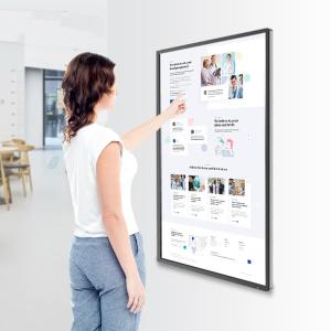 China Hanging Commercial Monitors Digital Signage Church 1080P 4K Android 50 Multi Touch Screen on sale