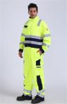 Hi Vis Light Weight Anti Static Flame Retardant Overalls