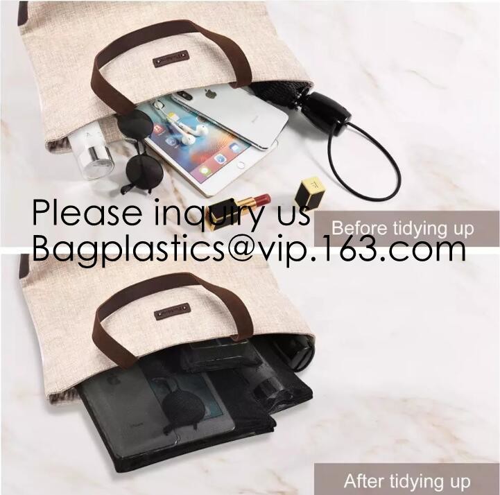 Beauty Makeup Lipstick Cosmetic Accessories Organizer, Small Travel Kit Storage Pouch, Black,Pencil Case Pouch Travel To
