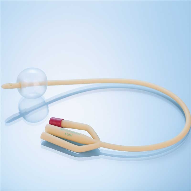 Disposable Latex Foley Catheter Fr22 With 100% Silicone Coating
