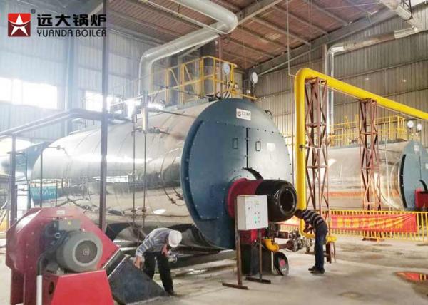 Quality Energy - Saving 15 Ton Gas Steam Boiler Fire Tube Design Automatic Running for sale