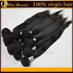 22 Inch Virgin Peruvian Human Hair Extensions , Weft Straight Hair