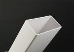 Hard PVC Channel Rigid Plastic Profile Extrusion Square Tube