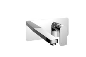 Wholesale Polished Chrome Wall Mounted Bath Mixer Tap from china suppliers