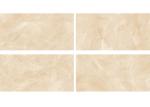 Yellow Glazed Porcelain Tile For Shower Low Water Absorption Ink - Jet Printing