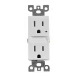 Warm White Night Light Socket Plug In 15A 125V AC 60Hz